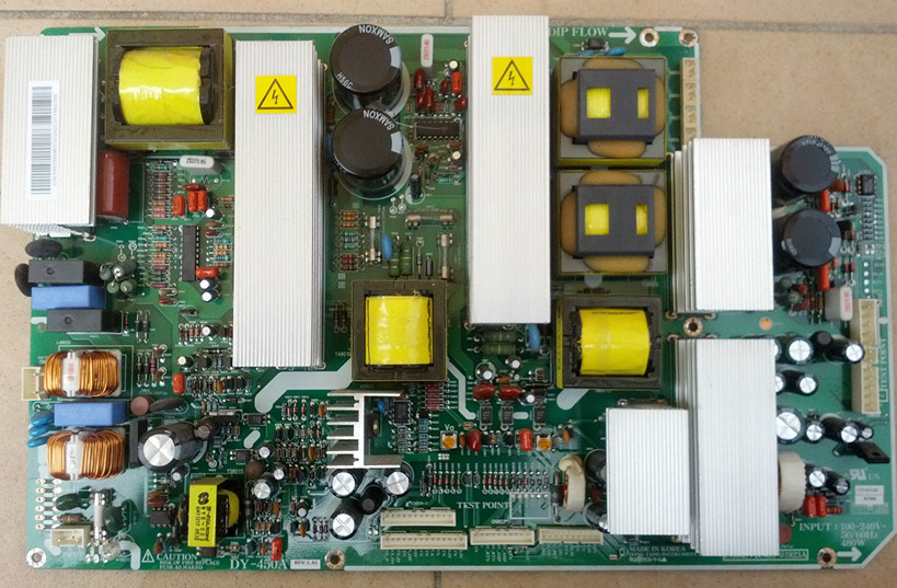 SAMSUNG PS42D5 POWER SUPPLY BOARD BN96-01923A DY-450A - Click Image to Close